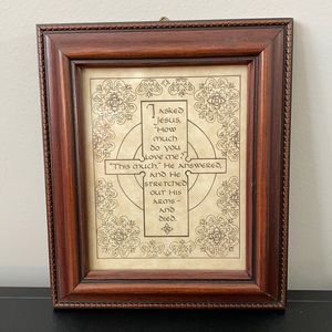 “How Much Do You Love Me” Print in Frame